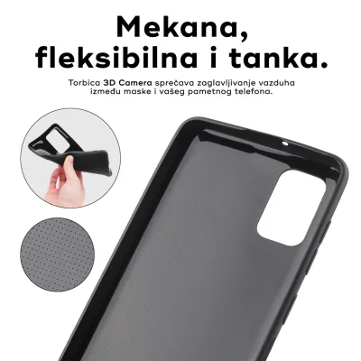 Torbica 3D Camera za Samsung A125F Galaxy A12 crna
