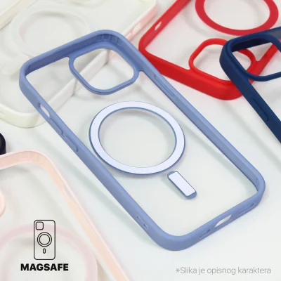 Torbica Magsafe Frame Color za iPhone 15 Pro 6.1 plava