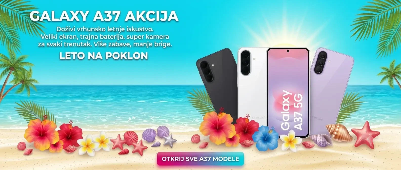 Letnja akcija Samsung Galaxy A37 128/256GB